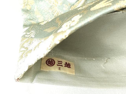 平和屋本店▼六通柄袋帯　唐織　正倉院花文　本金箔錦　二重織　三越扱い　正絹　逸品　DABI5458op