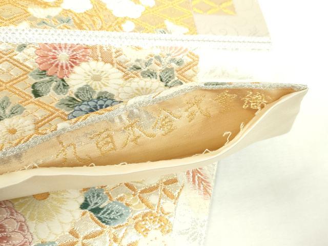 平和屋本店▼六通柄袋帯　唐織　献上鳳凰文　九百本金弐拾織　正絹　逸品　DABI5487op