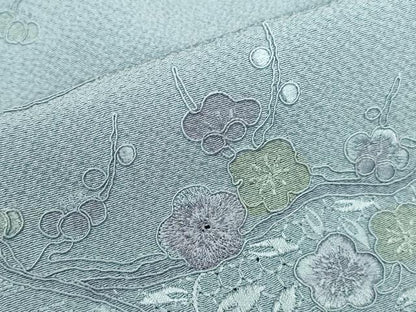 平和屋着物▼中国三大刺繍　スワトウ刺繍　汕頭刺繍　総刺繍　訪問着　道長地紙花文　正絹　逸品　DABI5522op