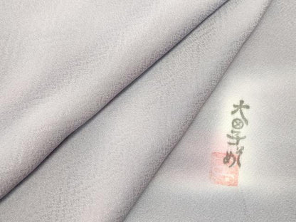 平和屋着物▼虹色創家　本郷大田子　小紋　霞文　暈し染め　正絹　逸品　DABI5525op