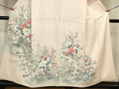 平和屋着物▼訪問着　花車文　暈し染め　正絹　逸品　DABI5539op