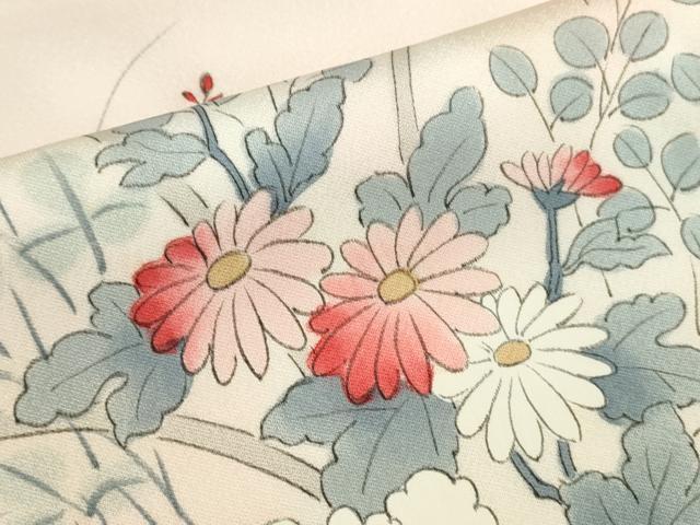 平和屋着物▼訪問着　花車文　暈し染め　正絹　逸品　DABI5539op