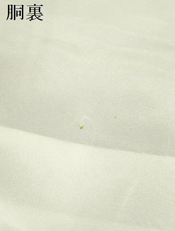 平和屋着物▼訪問着　総刺繍　草花　金糸　正絹　逸品　DABI5540op