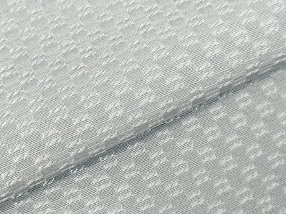 平和屋着物●上質な色無地　抽象地紋　暁鼠色　胴抜き仕立て　正絹　逸品　DABI5570op