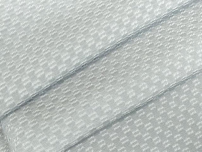 平和屋着物●上質な色無地　抽象地紋　暁鼠色　胴抜き仕立て　正絹　逸品　DABI5570op