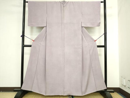 平和屋着物●上質な小紋　霞文　正絹　逸品　DABI5572op