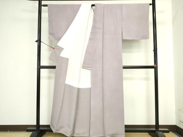 平和屋着物●上質な小紋　霞文　正絹　逸品　DABI5572op