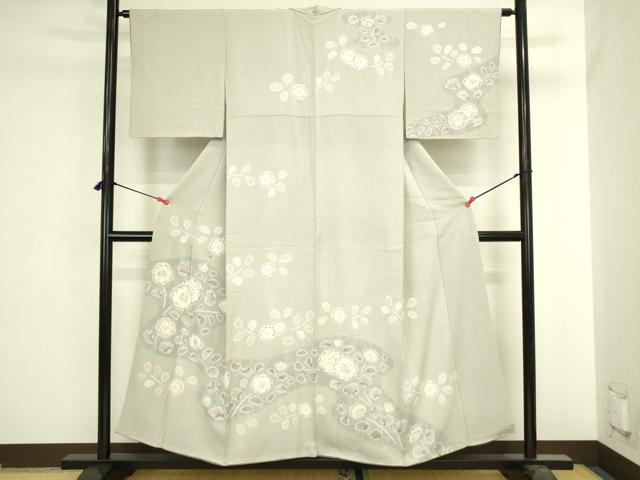 平和屋着物●訪問着　絞り　辻が花　正絹　逸品　DABI5575op