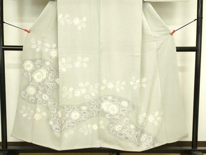 平和屋着物●訪問着　絞り　辻が花　正絹　逸品　DABI5575op