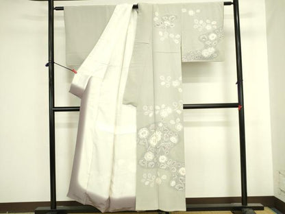 平和屋着物●訪問着　絞り　辻が花　正絹　逸品　DABI5575op