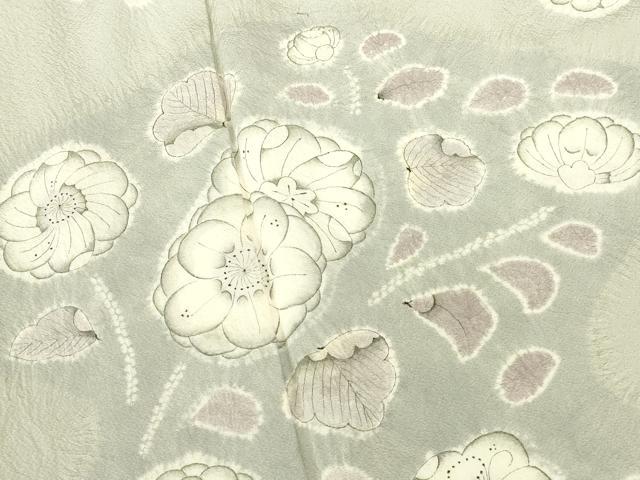平和屋着物●訪問着　絞り　辻が花　正絹　逸品　DABI5575op