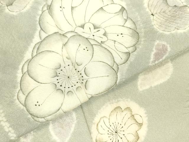 平和屋着物●訪問着　絞り　辻が花　正絹　逸品　DABI5575op