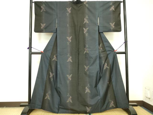 平和屋着物●本場大島紬　9マルキ　花間道　正絹　逸品　DABI5584op