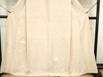 平和屋着物●中国三大刺繍　スワトウ刺繍　汕頭刺繍　総刺繍　訪問着　花菱文　正絹　逸品　DABI5586op