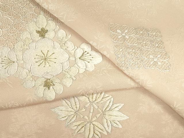 平和屋着物●中国三大刺繍　スワトウ刺繍　汕頭刺繍　総刺繍　訪問着　花菱文　正絹　逸品　DABI5586op