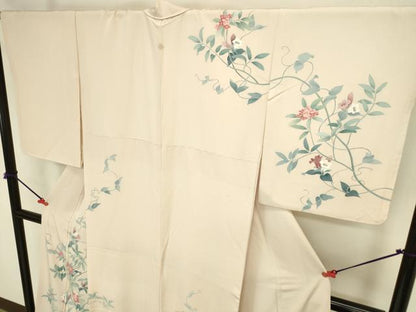 平和屋着物●訪問着　友禅　紫陽花　正絹　逸品　DABI5591op