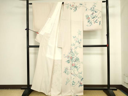 平和屋着物●訪問着　友禅　紫陽花　正絹　逸品　DABI5591op