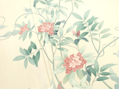平和屋着物●訪問着　友禅　紫陽花　正絹　逸品　DABI5591op