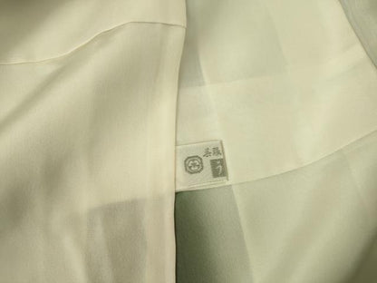 平和屋着物●訪問着　総刺繍　花籠文　暈し染め　金糸　正絹　逸品　DABI5595op