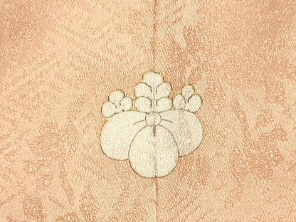 平和屋着物●豪華色留袖　駒刺繍　鳳凰花菱文　金彩　正絹　逸品　DABI5619op