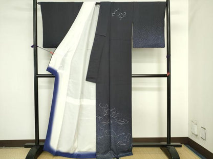 平和屋着物●金彩友禅　卓越技能者・名工・和田光正監修　訪問着　スパンコール　星座　暈し染め　銀彩　正絹　逸品　DABI5620op