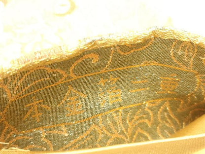 平和屋本店▼六通柄袋帯　古代彫金紋　本金箔二重　正絹　逸品　DABI5715op
