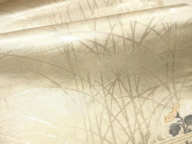 平和屋本店▼六通柄袋帯　作家物　唐織　琳派百図　本金箔　正絹　逸品　DABI5754op