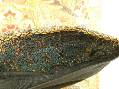 平和屋本店▼六通柄袋帯　古代彫金紋　本金箔二重　正絹　逸品　DABI5766op