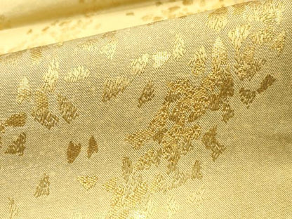 平和屋着物▼全通柄袋帯　舞桜　金糸　正絹　逸品　DABI5848op