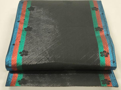 平和屋着物▼六通柄袋帯　夢爛漫　枝垂れ藤　金銀糸　正絹　逸品　DABI5862op