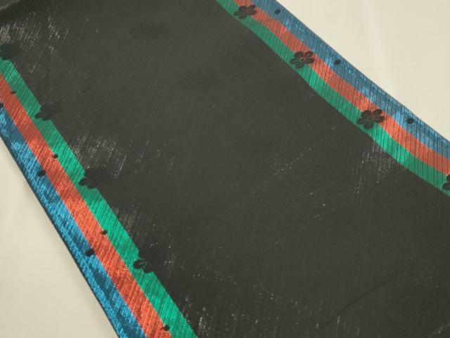 平和屋着物▼六通柄袋帯　夢爛漫　枝垂れ藤　金銀糸　正絹　逸品　DABI5862op