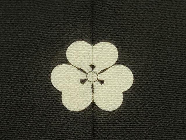 平和屋着物●創業460年・千總　黒留袖　駒刺繍　風景花松文　暈し染め　金彩　正絹　逸品　DABI5863op