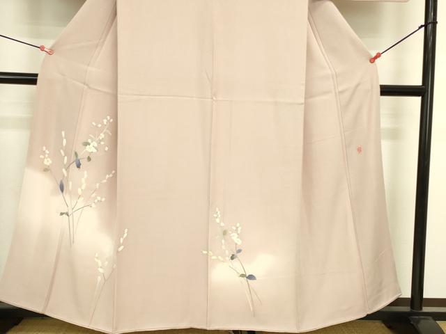 平和屋着物●本加賀友禅作家　南克治　訪問着　草花　暈し染め　正絹　逸品　DABI5868op