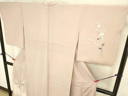 平和屋着物●本加賀友禅作家　南克治　訪問着　草花　暈し染め　正絹　逸品　DABI5868op