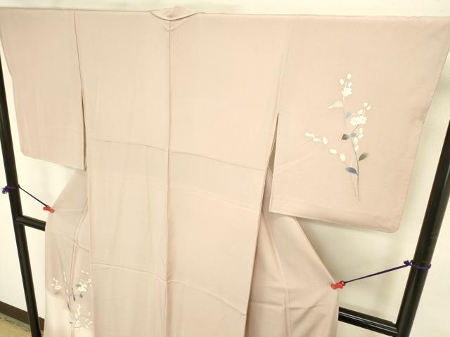 平和屋着物●本加賀友禅作家　南克治　訪問着　草花　暈し染め　正絹　逸品　DABI5868op