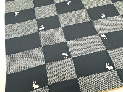 平和屋着物●上質な小紋　跳び兎　正絹　逸品　DABI5870op