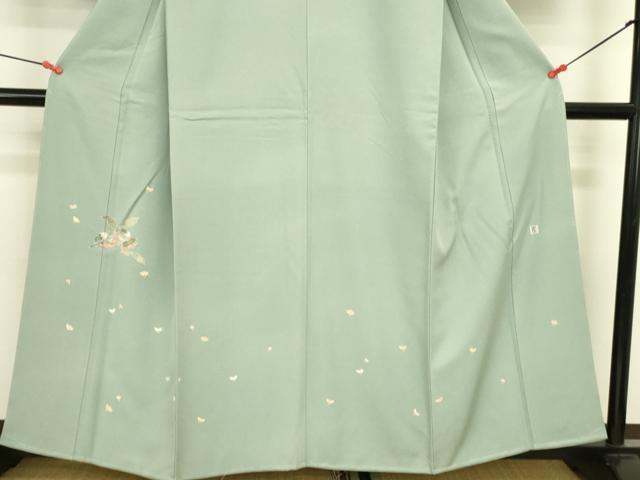 平和屋着物●本加賀友禅作家　柿本市郎　訪問着　南天文　正絹　逸品　未使用　DABI5878op