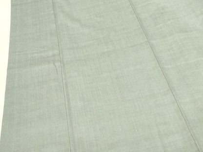 平和屋着物●本場結城紬　秘色色　銀座おゝぎ屋扱い　正絹　逸品　DABI5880op
