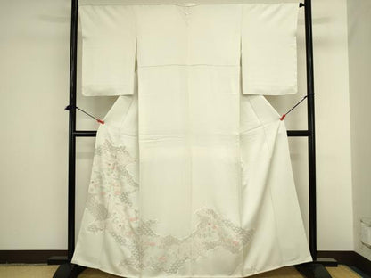 平和屋着物●中国三大刺繍　スワトウ刺繍　汕頭刺繍　相良刺繍　総刺繍　色留訪問着　美空ひばり　吉祥花文　正絹　逸品　未使用　DABI5892op