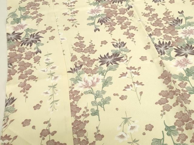 平和屋着物●小紋　草花　枝梅　洗える着物　DABI5910op