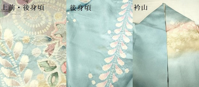 平和屋着物●越後十日町の一流染匠　桐屋・翠山工房　徳永憲峯　訪問着　絞り　辻が花　暈し染め　正絹　逸品　DABI5915op