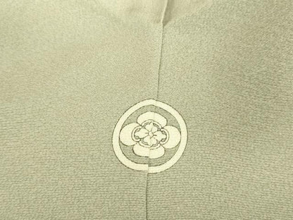 平和屋着物●豪華色留袖　刺繍　双鶴吉祥花丸文　金彩　正絹　逸品　DABI5923op