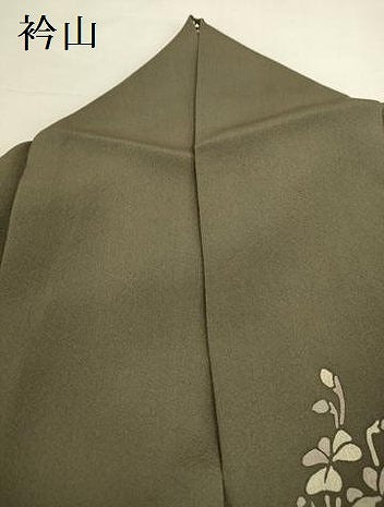 平和屋着物●上質な小紋　草花　正絹　逸品　DABI5927op