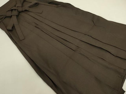 平和屋着物●男性　行灯袴　霞文　正絹　逸品　DABI5938op