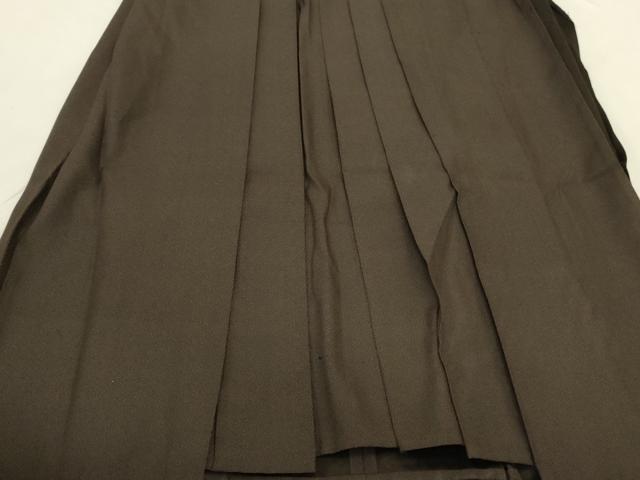平和屋着物●男性　行灯袴　霞文　正絹　逸品　DABI5938op