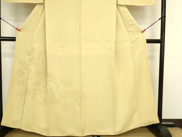 平和屋着物●中国三大刺繍　相良刺繍　総刺繍　色留袖　菊唐草　正絹　逸品　DABI5941op