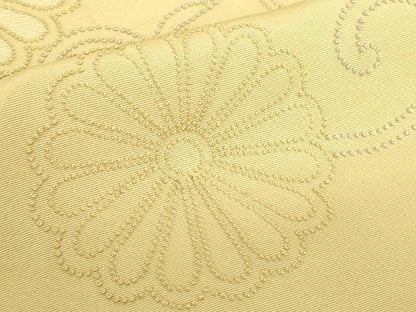 平和屋着物●中国三大刺繍　相良刺繍　総刺繍　色留袖　菊唐草　正絹　逸品　DABI5941op