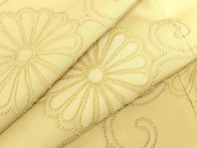 平和屋着物●中国三大刺繍　相良刺繍　総刺繍　色留袖　菊唐草　正絹　逸品　DABI5941op