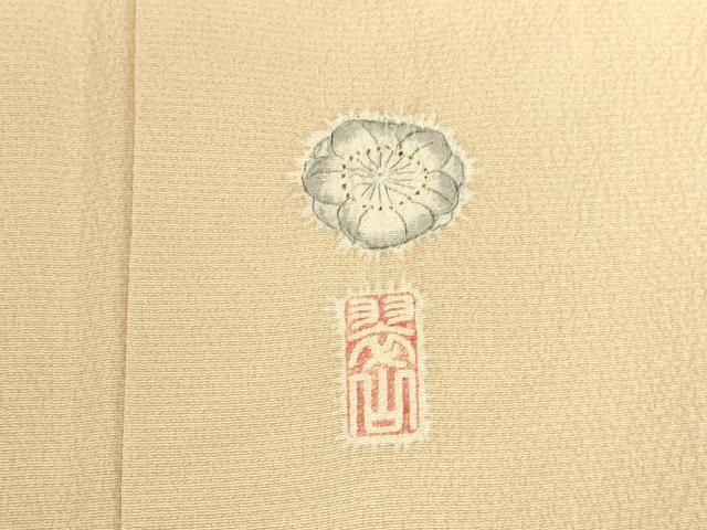 平和屋着物●越後十日町の一流染匠　桐屋・翠山工房　訪問着　絞り　辻が花　暈し染め　正絹　逸品　DABI5949op