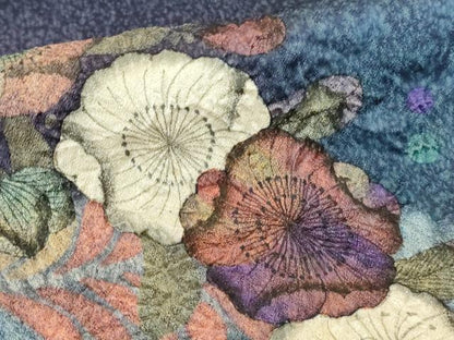 平和屋着物●訪問着　絞り　辻が花　暈し染め　正絹　逸品　DABI5954op